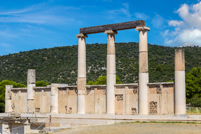 Depuis Athènes : Dégustation de vin, d'huile d'olive et de fromage à Némée et ArgolisPrise en charge et/ou dépose au port du Pirée