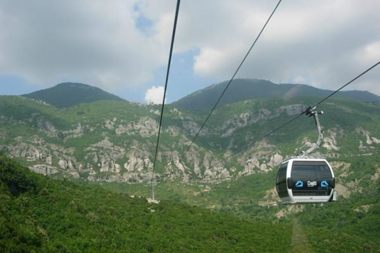 Tirana : Lac Bovilla et téléphérique de Dajti