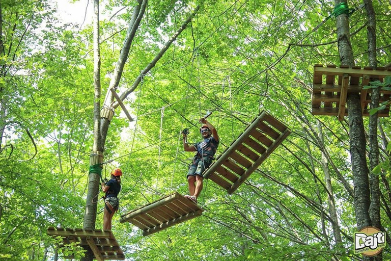 Tirana : Lac Bovilla et téléphérique de Dajti