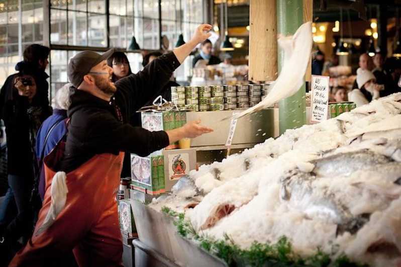 Seattle: Early Bird Tasting Tour op Pike Place Market