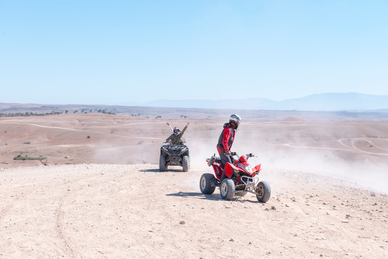 Marrakech : Excursion guidée en quad et à dos de chameau avec petit-déjeuner