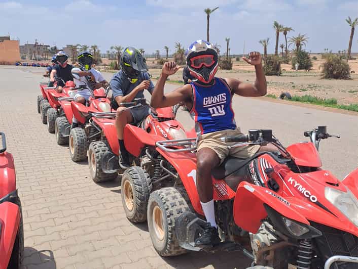 Marrakech : Visite guidée à dos de chameau et en quad avec thé - quad