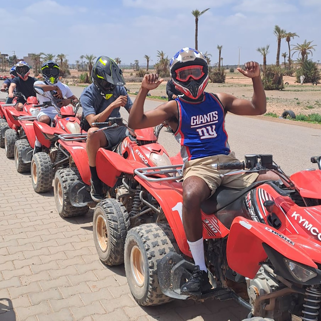 Marrakech : Visite guidée à dos de chameau et en quad avec thé - quad