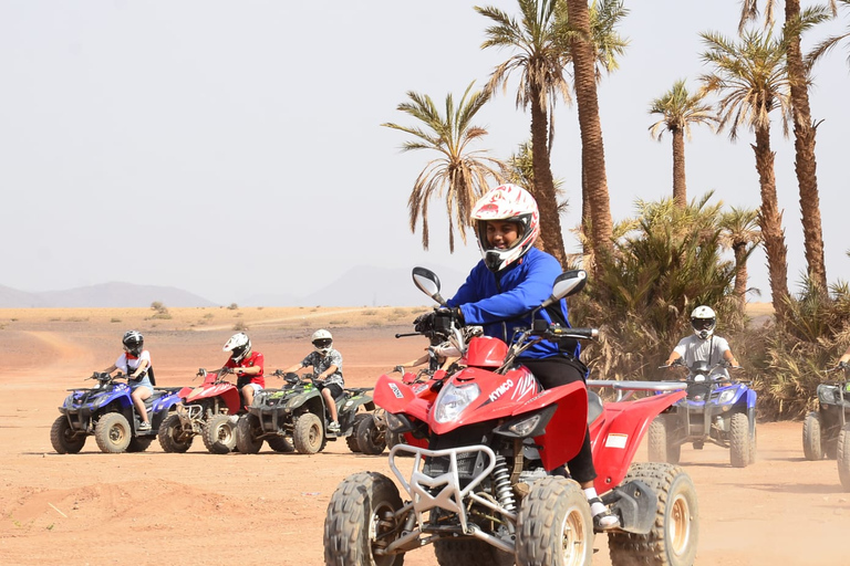 Marrakech : Excursion guidée en quad et à dos de chameau avec petit-déjeuner