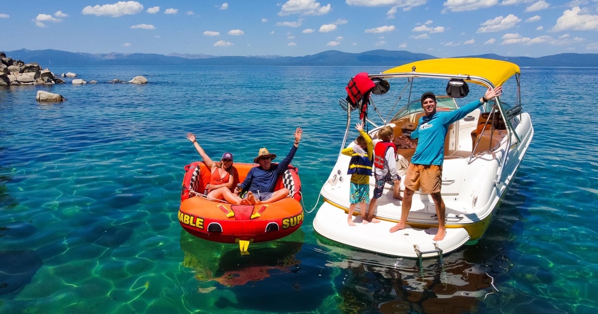 Lake Tahoe Private Customizable Cruise with Watersports GetYourGuide