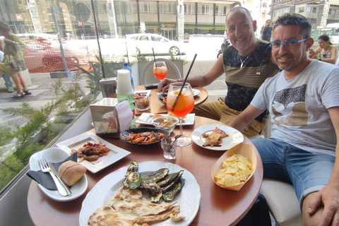 Besichtigung von Catane und Abendessen mit Street FoodTour de Catane à pied et dejeuneur avec street food