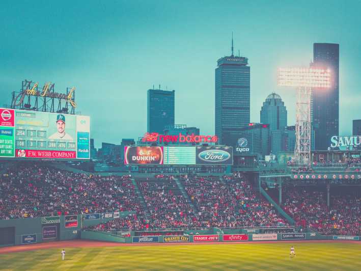 Boston Fenway Park At Night Stock Photo - Download Image Now
