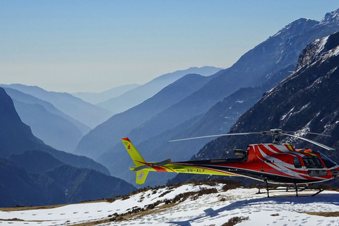 Katmandu: Helikoptertur till Everest Base Camp med transferHelikoptertur till Everest Base Camp