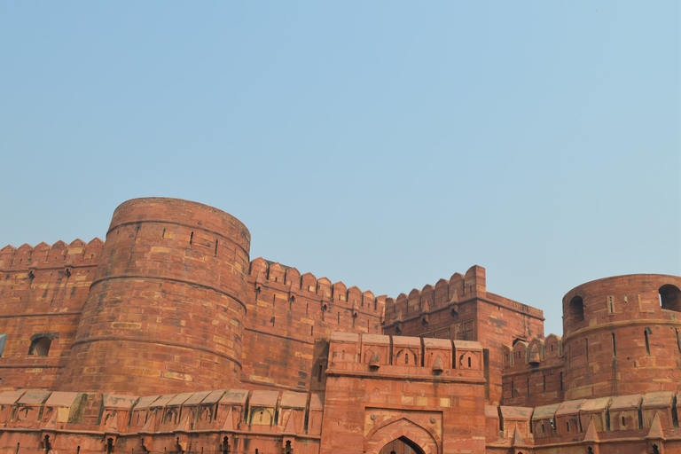 Entrada al Taj y al Fuerte de Agra con guía en españolEntrada al Fuerte de Taj y Agra con guía en español