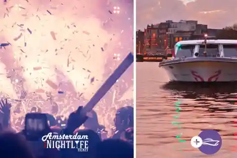 Amsterdam: Cruise & Nightlife Ticket with Drinks