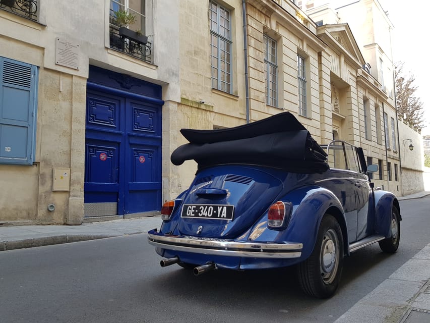 París Tour guiado privado de la ciudad en coche descapotable clásico