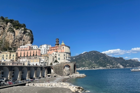 Z Ravello lub Salerno: Vespa Amalfi Coast Tour z przystankami