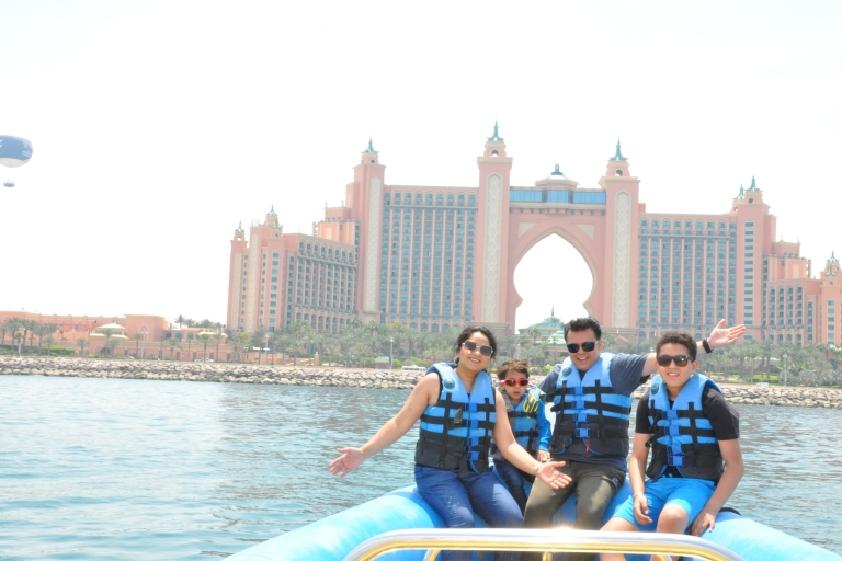 Dubai: hoogtepunten privé speedboottour door de stadRondleiding van 60 minuten