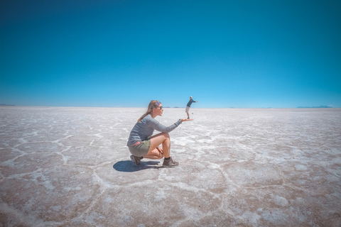 Van La Paz: 5-daagse tour Uyuni + Andes-lagunes met busrit