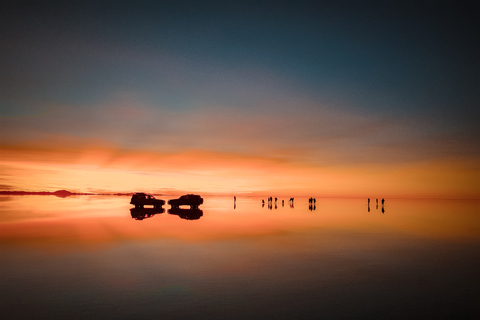 Van La Paz: 5-daagse tour Uyuni + Andes-lagunes met busrit