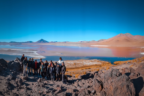 Van La Paz: 5-daagse tour Uyuni + Andes-lagunes met busrit