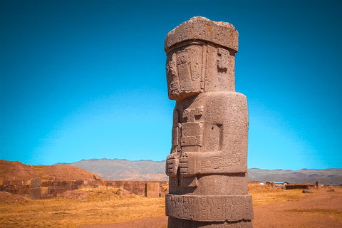 La Paz: Excursão compartilhada a Tiwanaku com almoço + guia de turismo