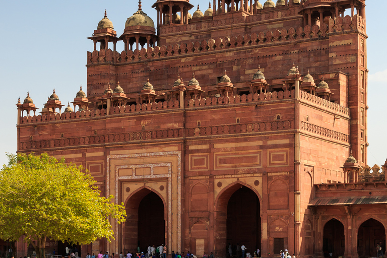 De Agra: excursão privada de meio dia a Fatehpur Sikri e mercado