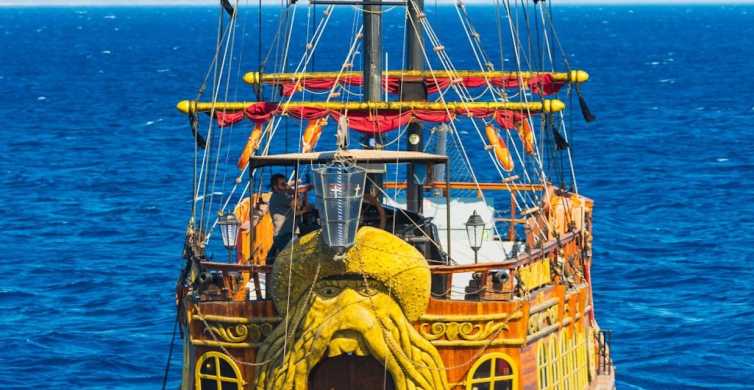 Kardamaina: Plavba pirátskou loďou v 3 zátokách s obedom na grile