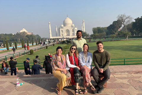 Sunrise Taj Mahal , Agra Fort ,Baby Taj by Car from Delhi. From Delhi day Trip to Agra