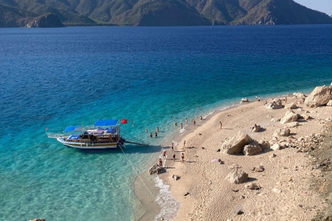 Antalya : Excursion en bateau en petit groupe sur l'île de Suluada avec déjeunerCircuit avec prise en charge à Antalya, Lara, Belek ou Kundu