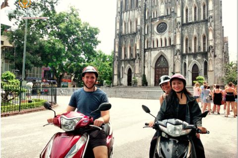 Hanoi scooter full day with inner City and Battrang/Co loa