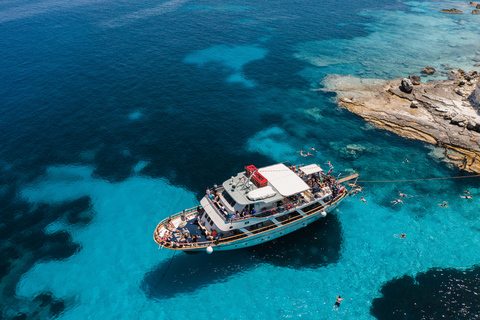 Au départ de Benitses/Lefkimmi : Croisière d'une journée à Paxos, Antipaxos et les grottesDepuis le port de Benitses : Croisière d'une journée à Paxos, Antipaxos et les grottes