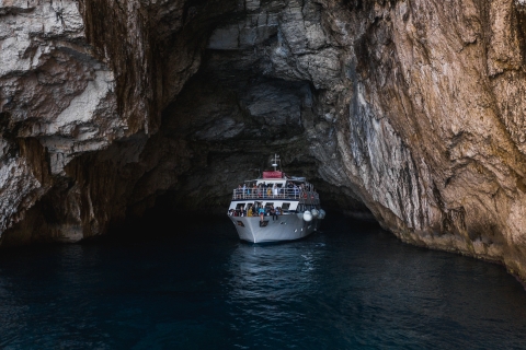 Van Benitses/Lefkimmi: Paxos, Antipaxos & Grotten DagcruiseVanuit de haven van Lefkimmi: dagtrip naar Paxos, Antipaxos en grotten