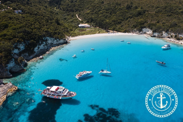 Benitses or Lefkimmi: Day Trip to Paxos, Antipaxos & Caves Paxos Antipaxos & Caves day trip, from Benitses port!