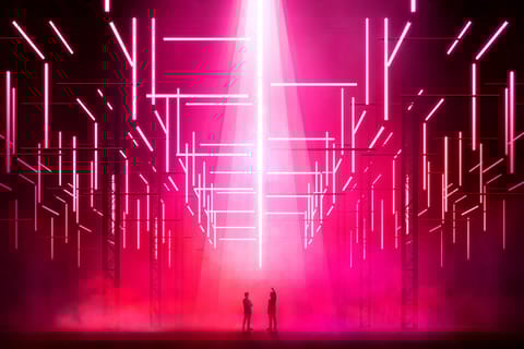 Berlin: Inngangsbillett for TENSOR Light Art Installasjon