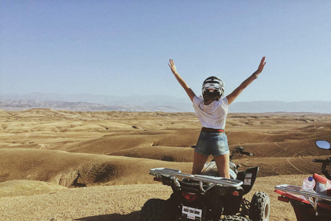 Privé Agadir ou Taghazout : Randonnée en quad sur les plages et les dunes de sable