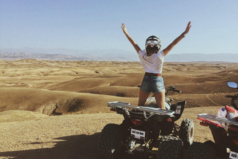 Privé Agadir ou Taghazout : Randonnée en quad sur les plages et les dunes de sable