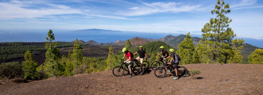 Ténérife : visite guidée du volcan en VTT électrique