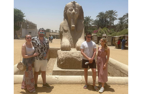 Guided Tour to Giza Pyramids, Sakkara and Memphis with Lunch