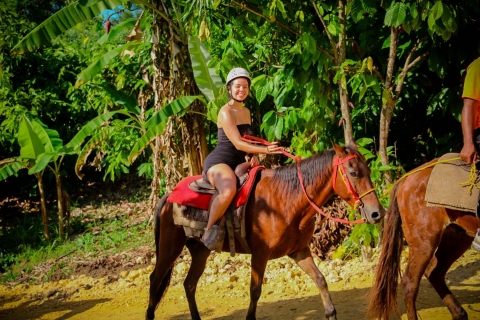 Punta Cana: Jungle Safari Zipline, buggy's en paardrijden