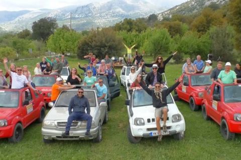 Crete: Island Jeep Tour with BBQ
