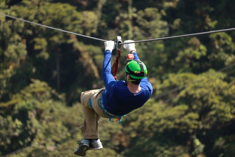 Vanuit Cusco: zipline-avontuur van een halve dagOchtend - Zipline-avontuur