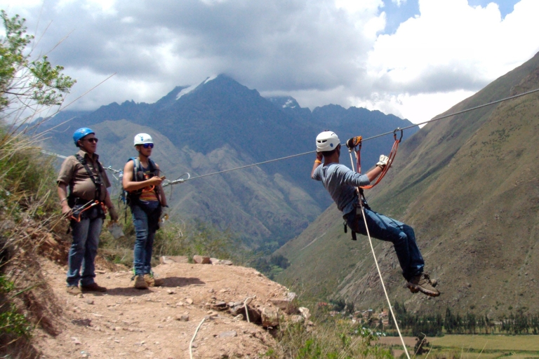 Depuis Cusco : demi-journée d'aventure en tyrolienne