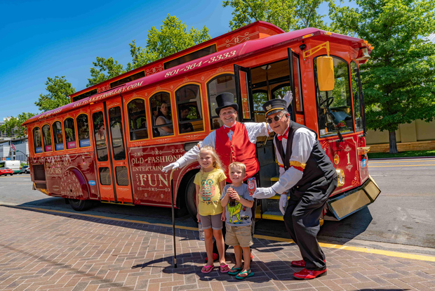 Salt Lake City: tour in filobus con spettacolo dal vivo e guide teatrali