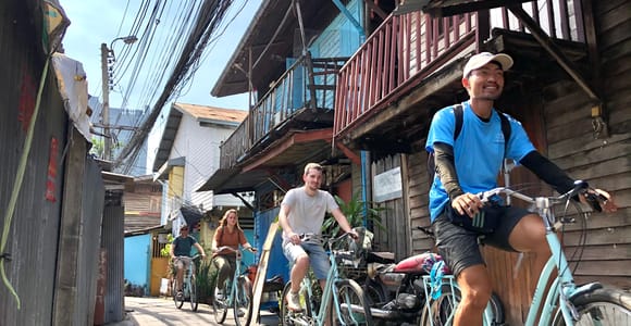 Bangkok: Hinterhöfe und versteckte Juwelen Fahrradtour