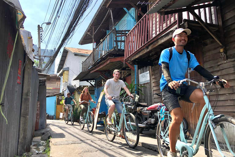 Bangkok: Tour in bicicletta dei vicoli e delle gemme nascosteOpzione standard di 3 ore