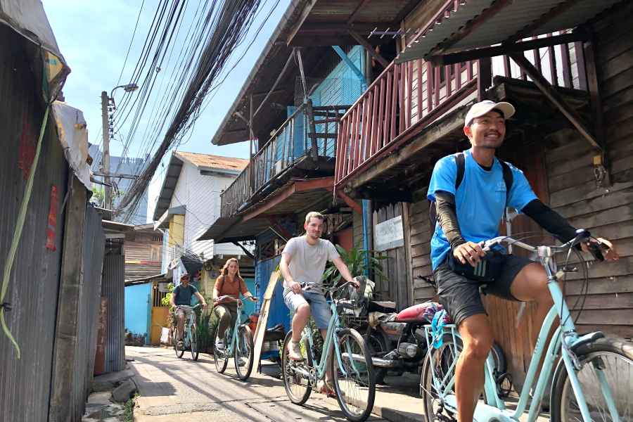 Bangkok: Hinterhöfe und versteckte Juwelen Fahrradtour. Foto: GetYourGuide