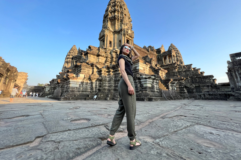 Siem Reap: Temples E-Bike Tour z przewodnikiem, w tym lokalny lunch