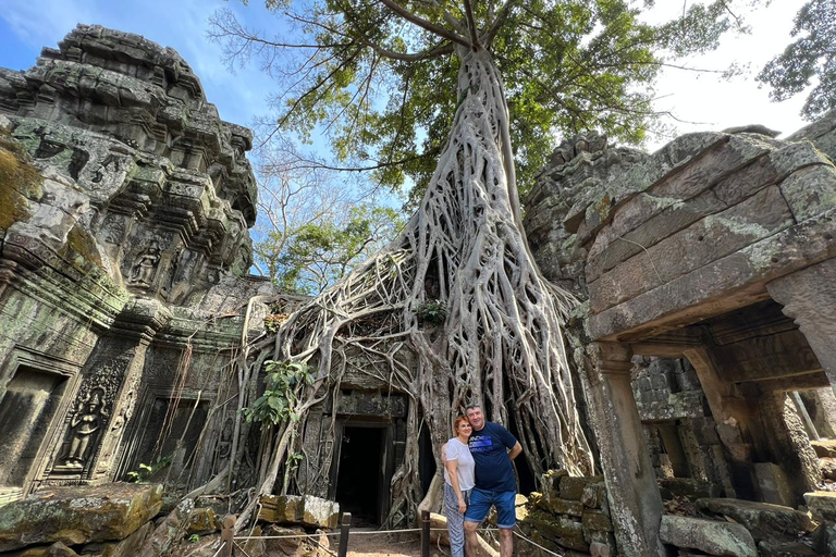 Siem Reap: tempels E-bike rondleiding inclusief lokale lunch