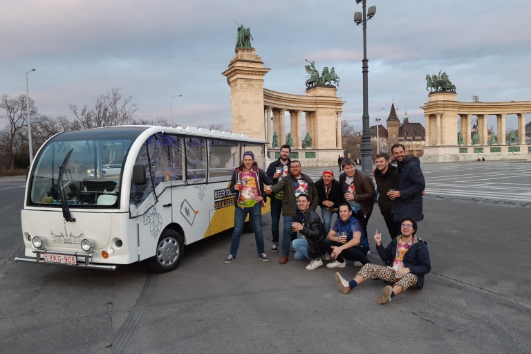 Budapest : Visite touristique en bus à bièreBeerBus Sightseeing Party Tour - ticket