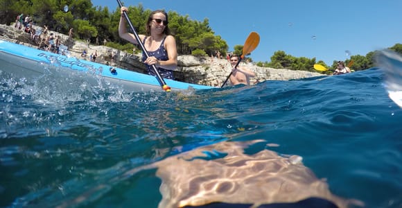 Pula: Muzil Canyon Kayak Tour and Snorkeling