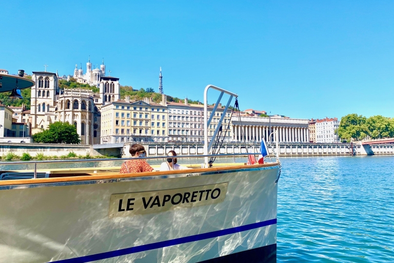 Wycieczka łodzią po LyonieWycieczka po mieście ze słynnym tramwajem wodnym Vaporetto w Lyonie
