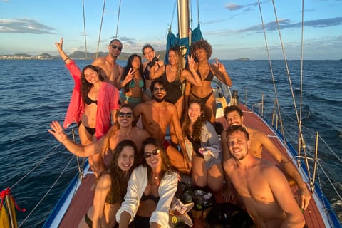 Sailboat in Rio de Janeiro, with open bar and snacks