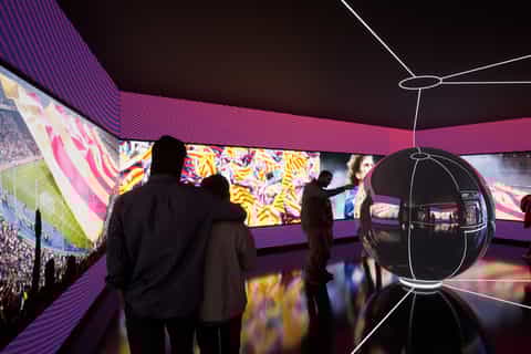 Private tour at the FC Barcelona Museum trophy gallery