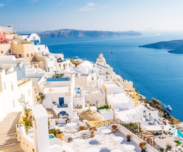 From Crete: Santorini Day Trip by Boat with Oia & Fira Visit